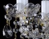 Chandelier 10 arms 20L094CL10 59x57cm plated chain