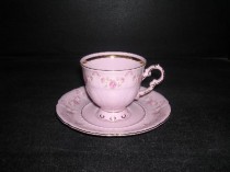 Tasse mit Untertasse 0,15 L. 158 Sonate Pink