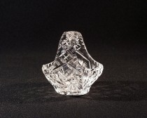 Korb aus geschliffenem Kristall 96027/26008/100, 10cm