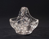 Korb aus geschliffenem Kristall 96027/26008/180, 18cm