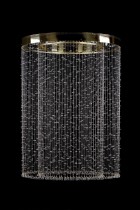 Moderne Kristall-Kronleuchter 1L464CE8 90x129 cm 8 Lichter, vergoldet
