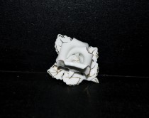 Porzellan Rosenblüte, 8 cm