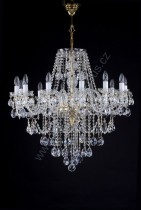 Swarovski Kristallleuchter 14-Speichen-9LA014SW14 95x95cm zogene Kette