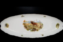 Dish oval 65 cm Bernadotte Jagd.