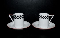 Tasse mit Untertasse DUO 2Stk. 0,18l.