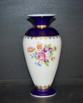 Vase 30 cm Kobaltdekor 086