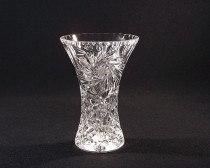 80029/26008/155 geschliffenem Kristall Vase 15,5 cm
