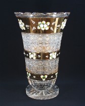 Kristallvase geschnitten 80838/57111/405 40 cm