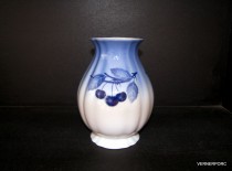 Blue Cherry Rose Vase 19cm.
