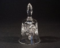 Kristall Glocke geschnitten 17054/260008/124 12 cm