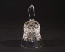 Kristall Glocke geschnitten 17054/57001/124 12 cm