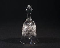 Kristall Glocke geschnitten 17058/57001/155 15,5 cm