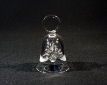 Kristall Glocke geschnitten 17094/17002/096 10 cm
