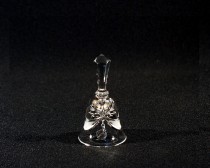 Kristall Glocke geschnitten 8 cm Mini 17089/17002/080