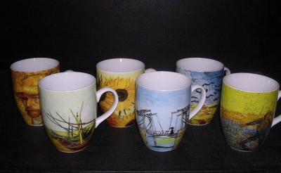 Tassen Eva van Gogh 6 Stück 0,25 l.