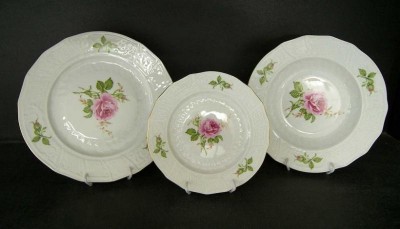 25278 Rose Plate Set 18-tlg.