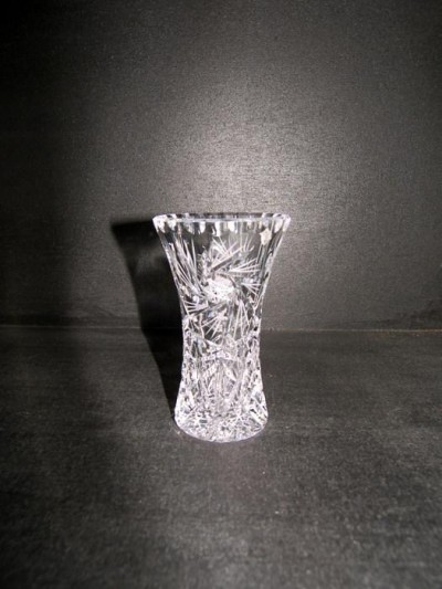 Cut Kristallvase 80029/26008/126  12,6cm.