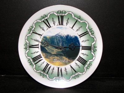 Clock Plate 26 cm Schneekoppe