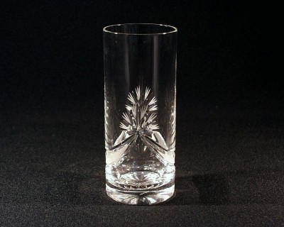 Glas geschliffenes Kristall Bögen Longdrink 350 ml. 6 Stück