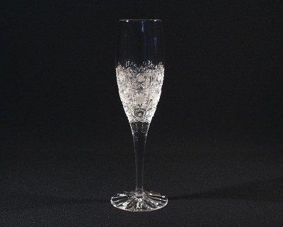 Glas geschliffenes Kristall Flöte Adel 12170/57001/160 120 ml. 6pcs.