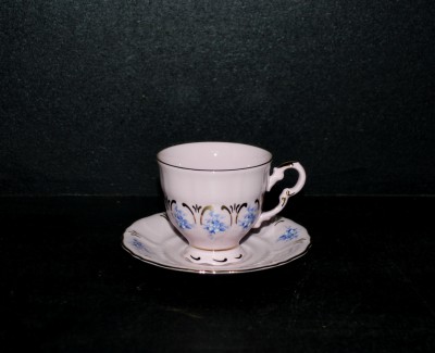 Tasse mit Untertasse Mokka Sonata 009 0.1l. rosa Porzellan