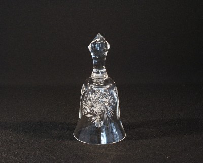 Kristall Glocke geschnitten 17058/26008/155 15,5 cm