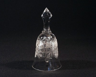 Kristall Glocke geschnitten 17058/57001/155 15,5 cm